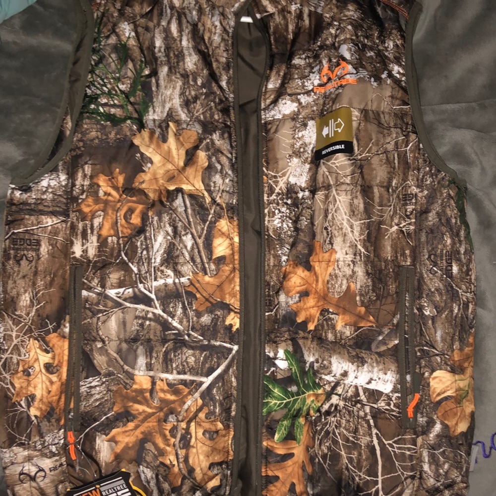 Real tree camo vest